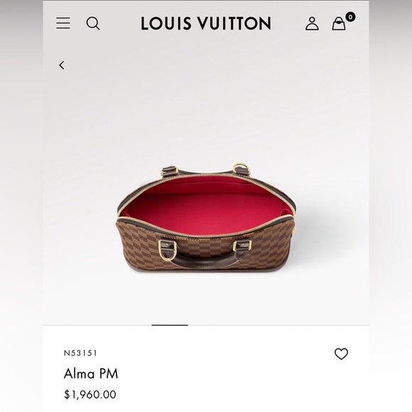 Louis Vuitton Alma PM handbag - Picture 2 of 8